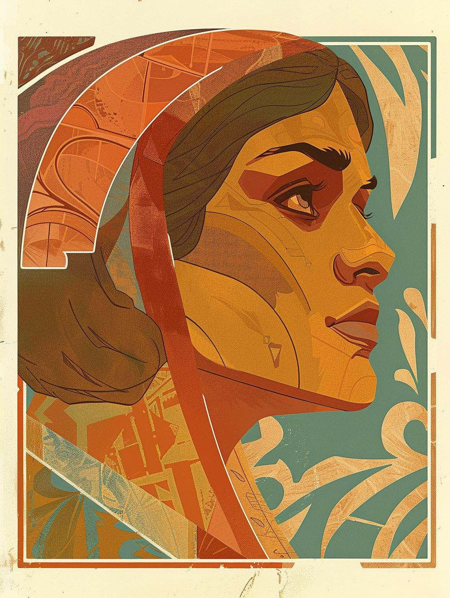 Earth Tones Stylized Portraiture - Image 2