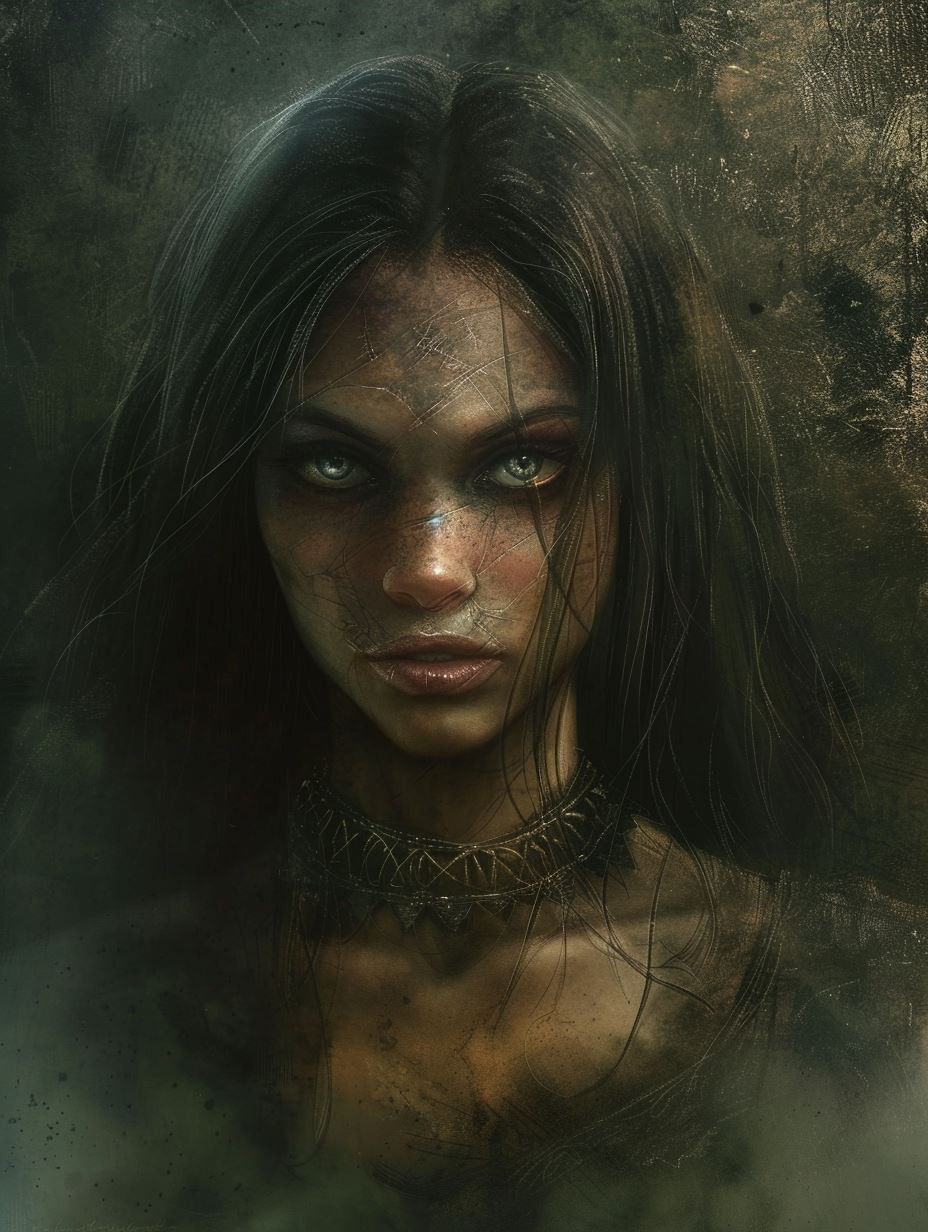 Ethereal Shadows of Tangled Veils - Image 3