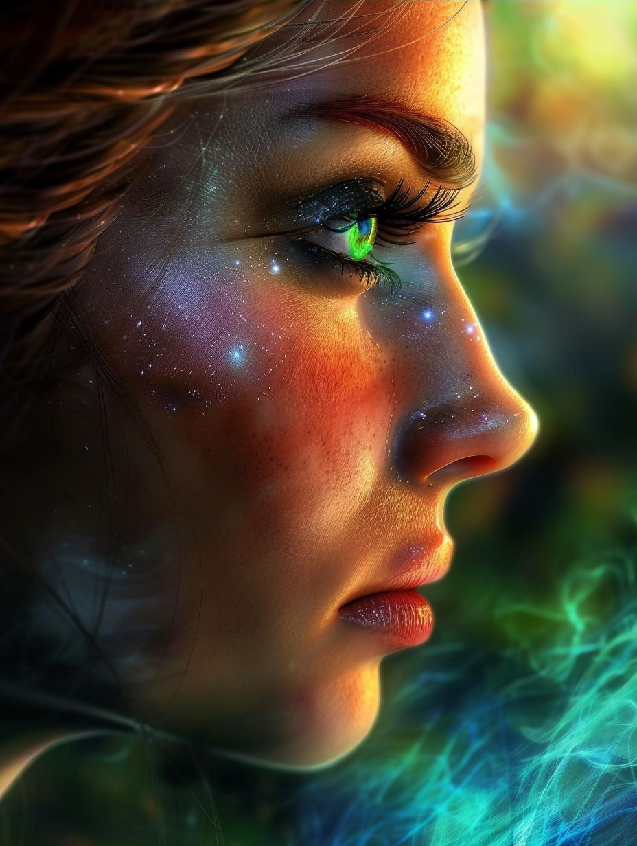 Ethereal Nature Spirit Portrait - Image 3