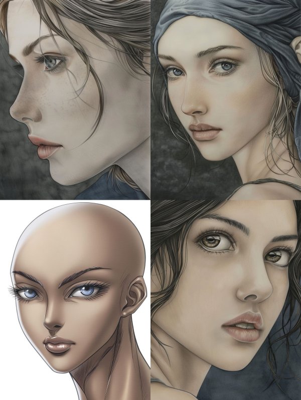 Ethereal Visions of Feminine Beauty