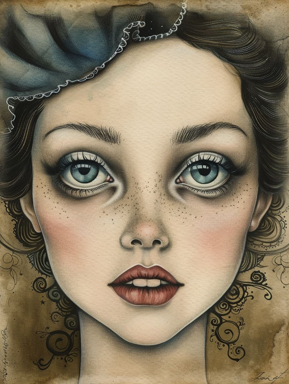 Melancholic Vintage Portrait Studies - Image 3