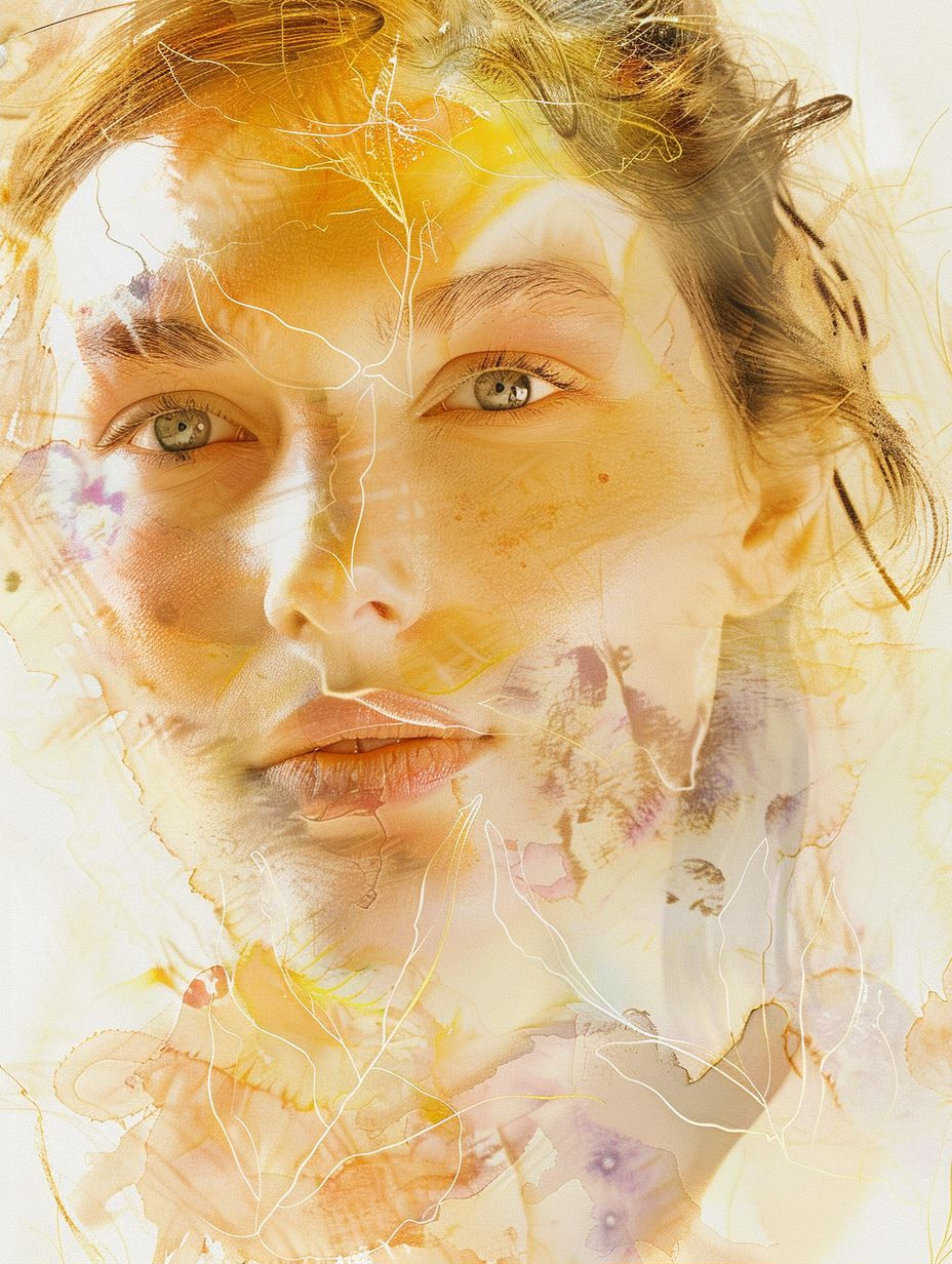 Golden Echoes of a Woman's Soul - Image 2