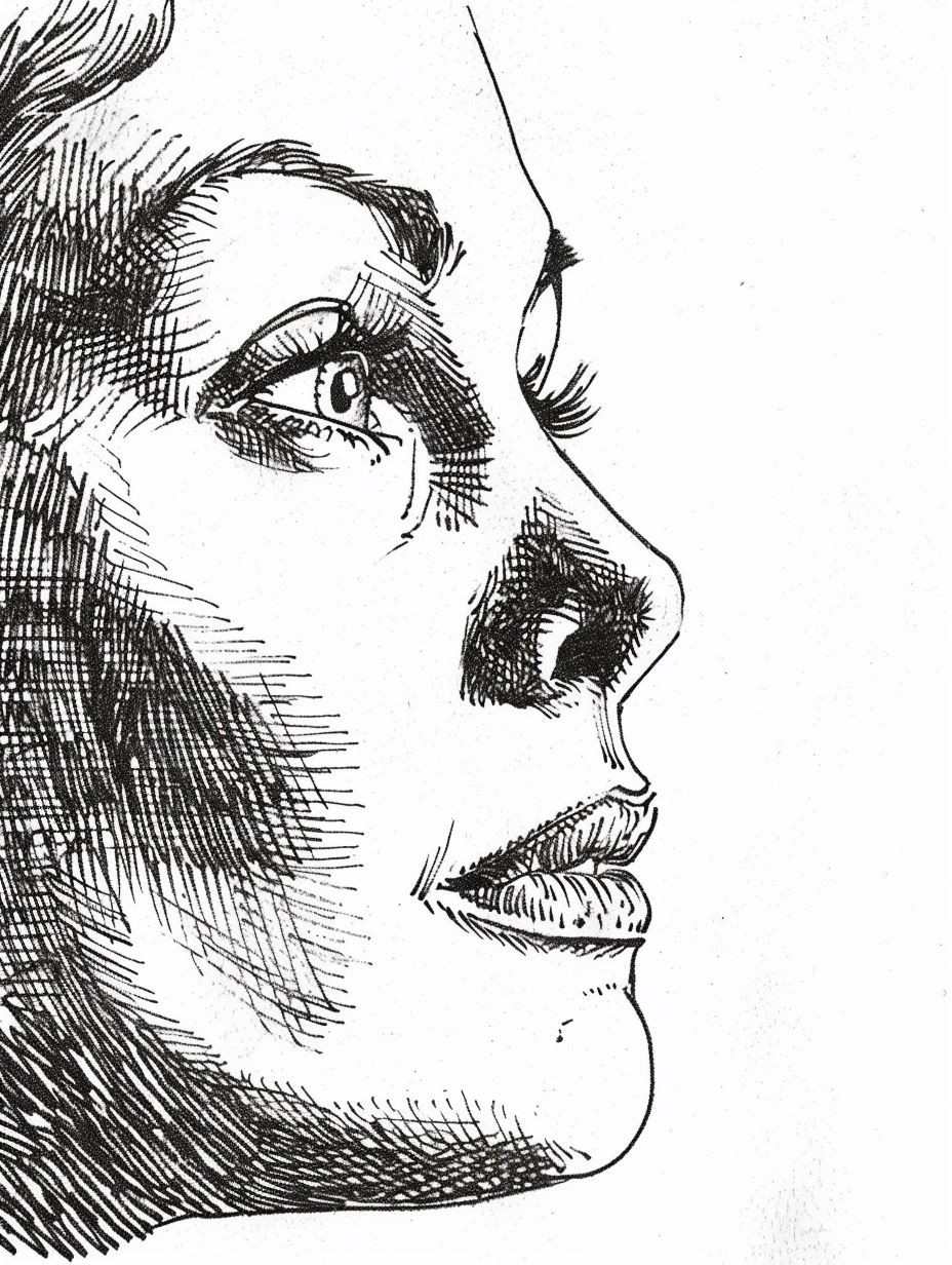 Expressive Charcoal Portrait Studies - Image 3
