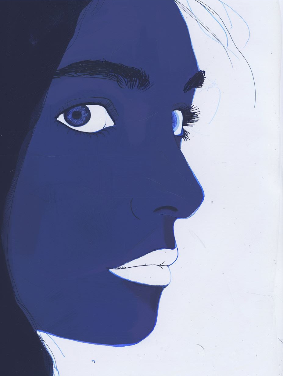 Deep Blue Ethereal Portraits - Image 4