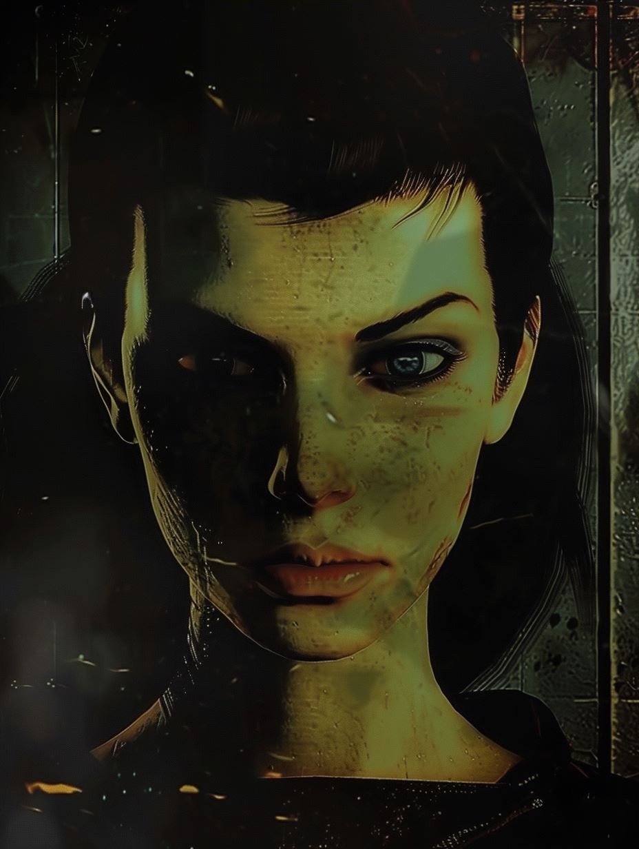 Fragmented Cybernetic Soul Portrait - Image 3