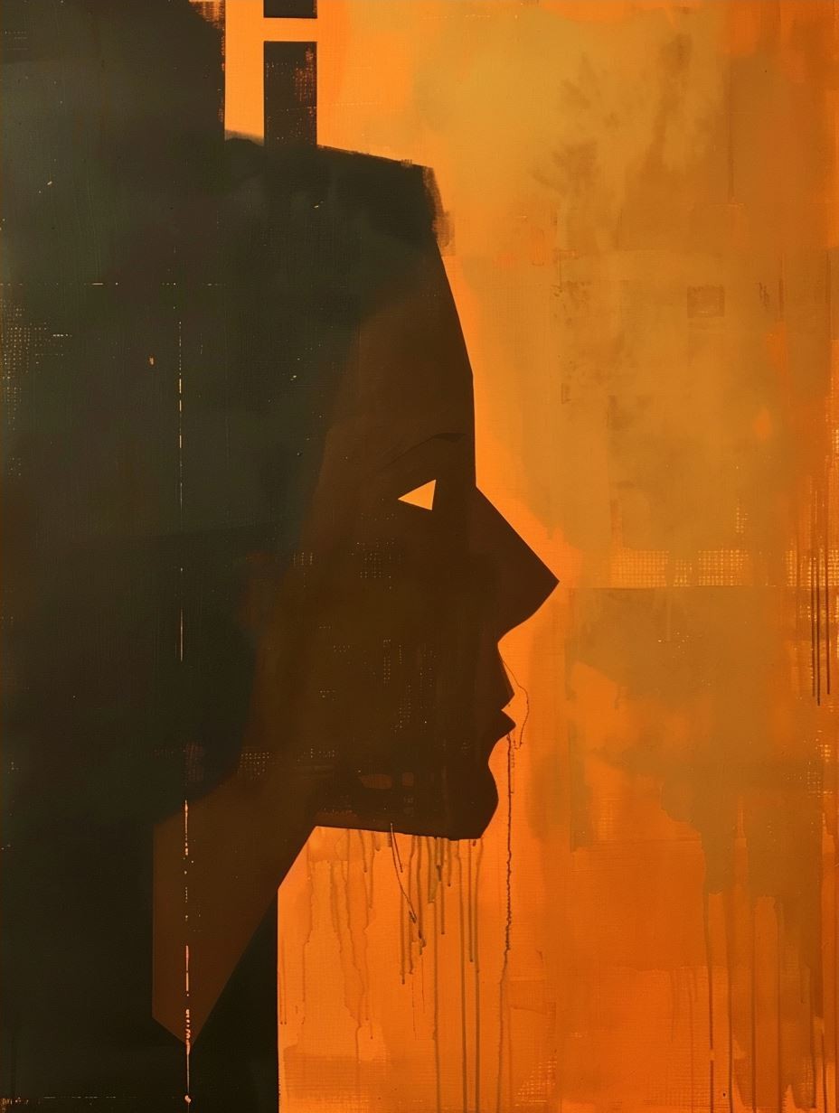 Golden Hour Silhouette Portrait - Image 4