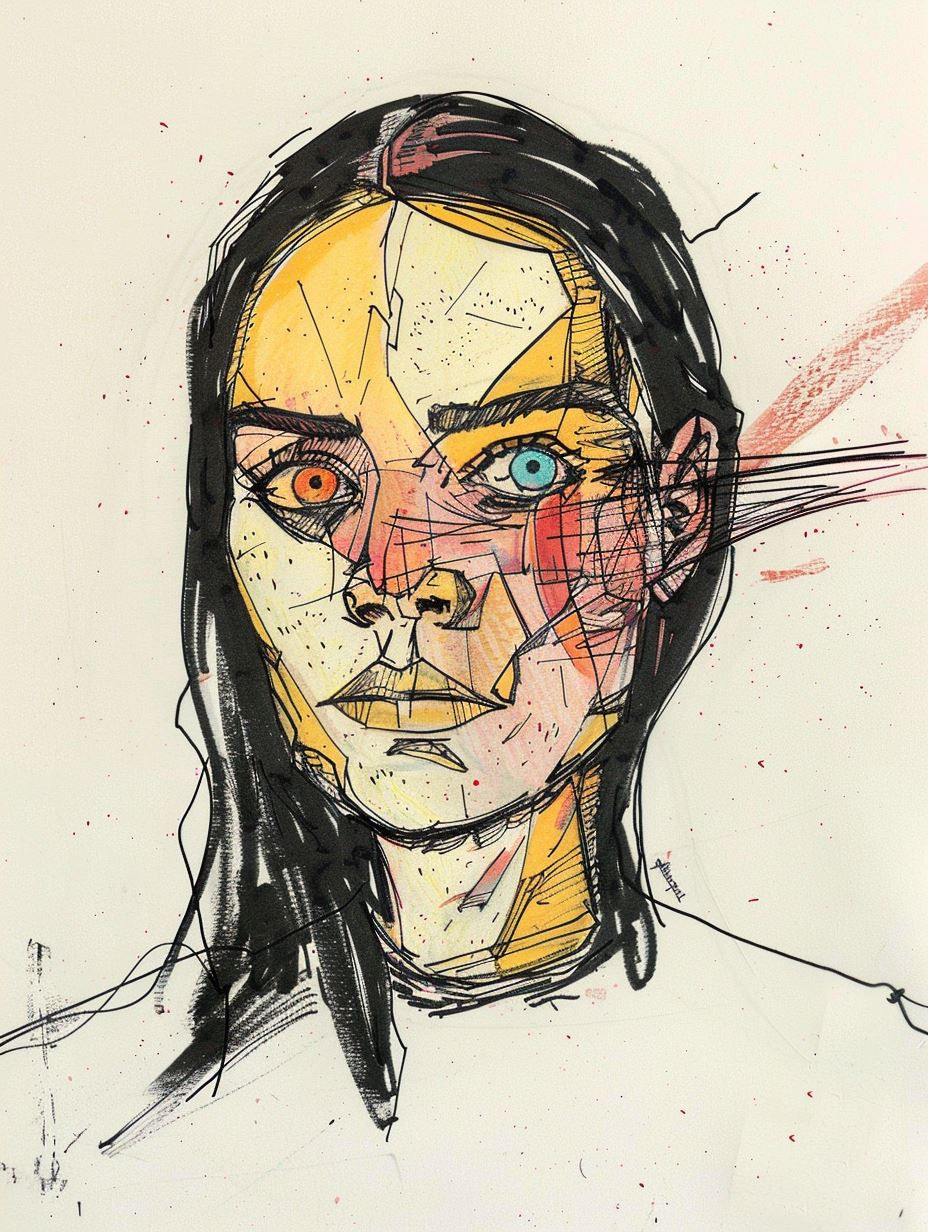 Surrealist Cyborg Sketch Studies - Image 4