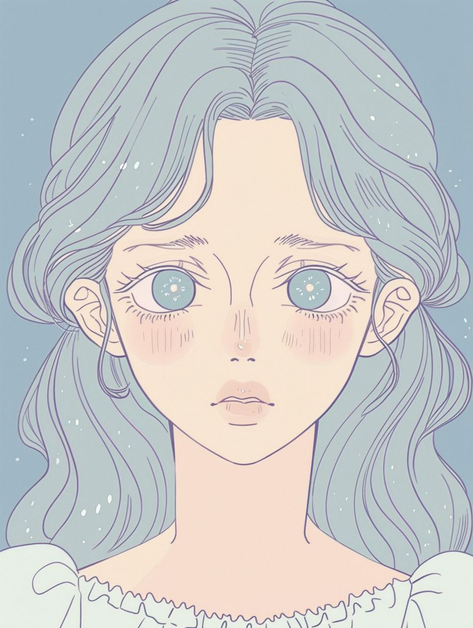 Ethereal Pastel Anime Portraits - Image 1