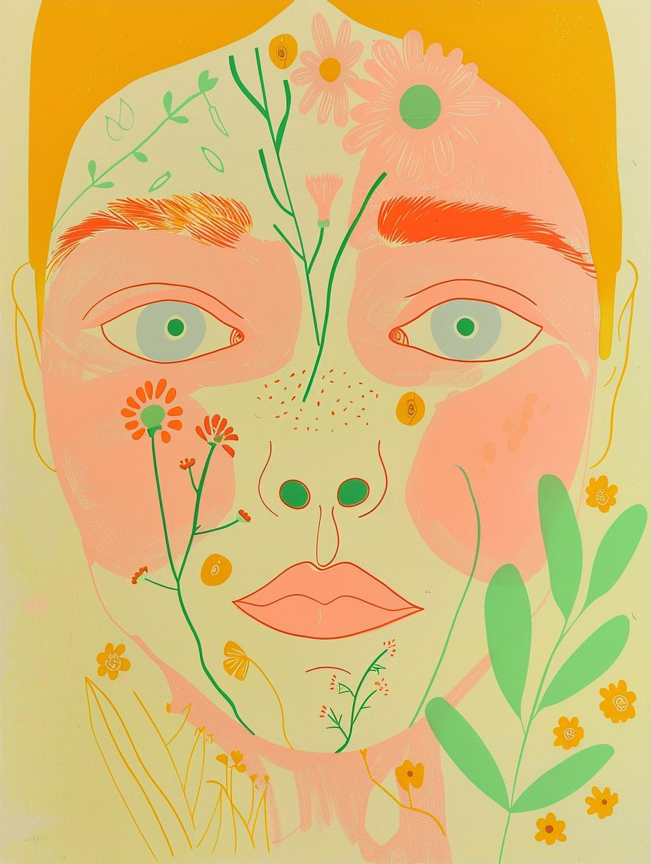 Abstract Faces in Vibrant Color - Image 4