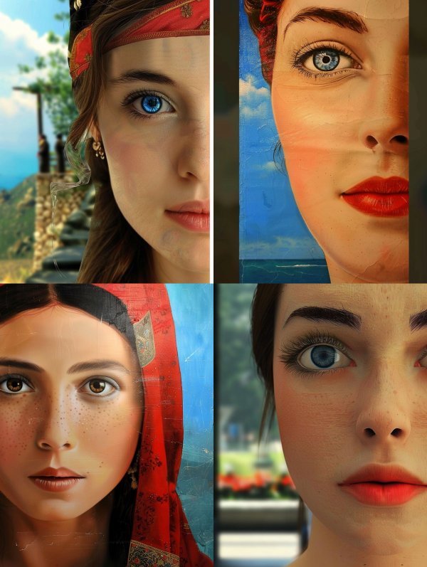 Gaze of the Eternal Muse