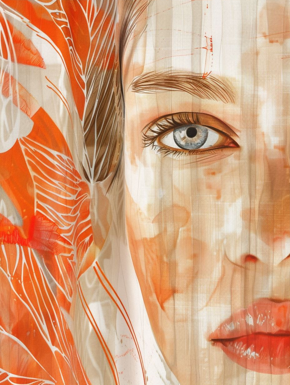 Autumnal Fragmented Portrait Study - Image 3
