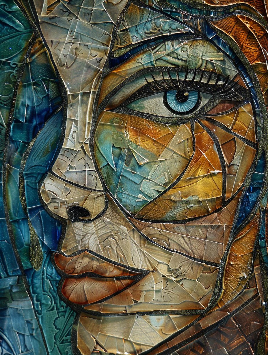 Fragmented Soul Geometric Portraits - Image 1
