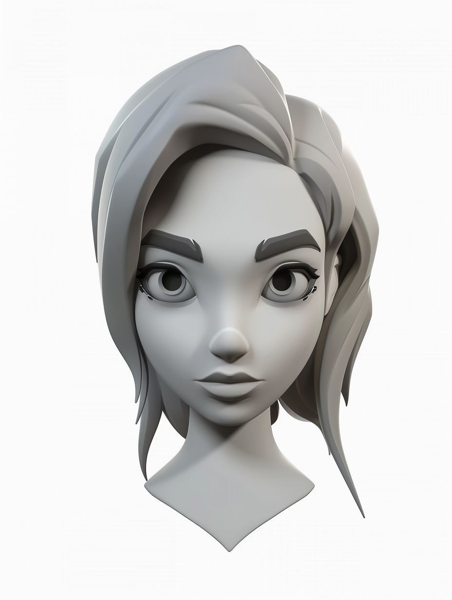 Minimalist Low Poly Digital Portrait - Image 3