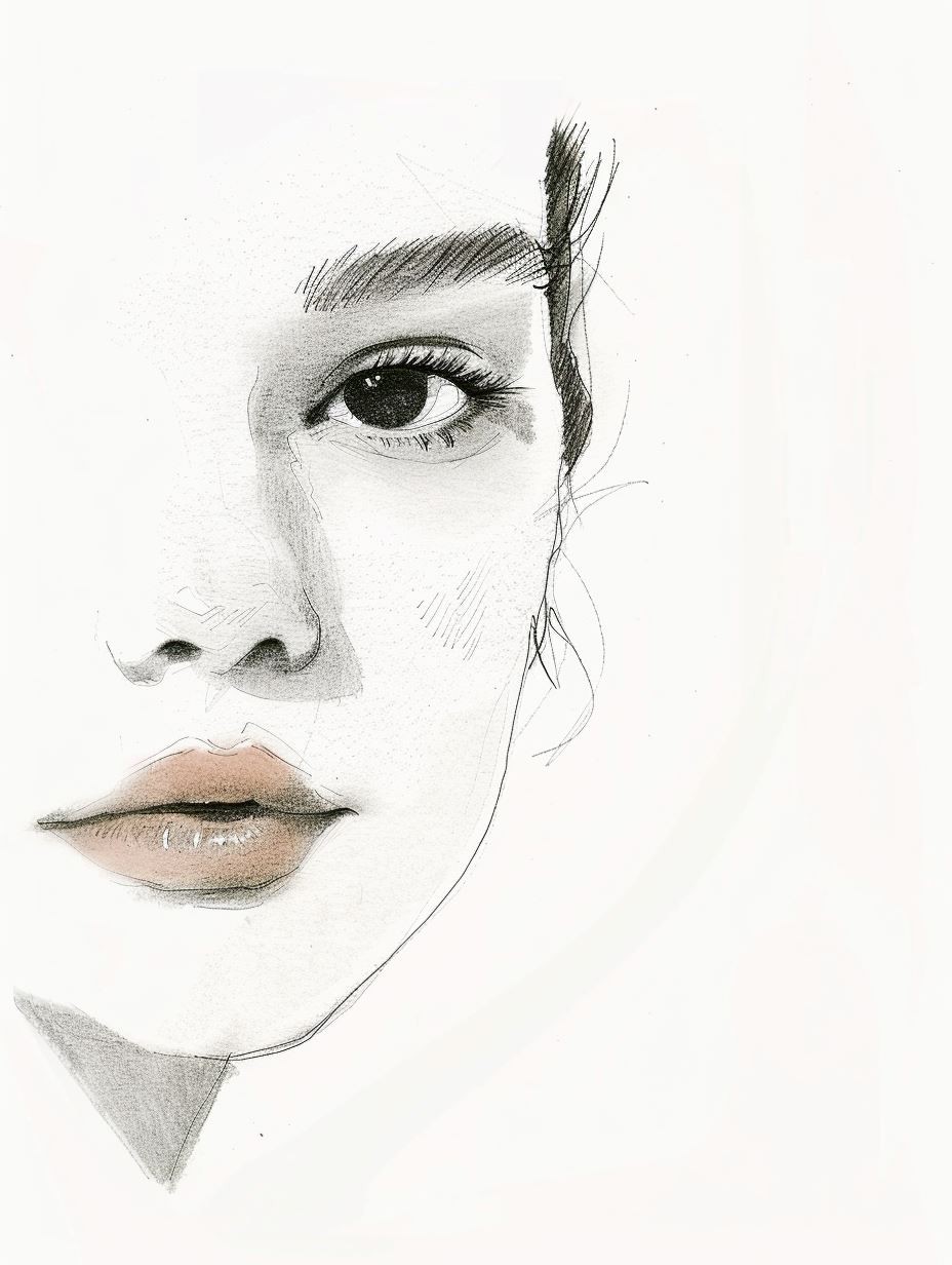 Ethereal Gaze: A Study of Feminine Portraits - Image 1