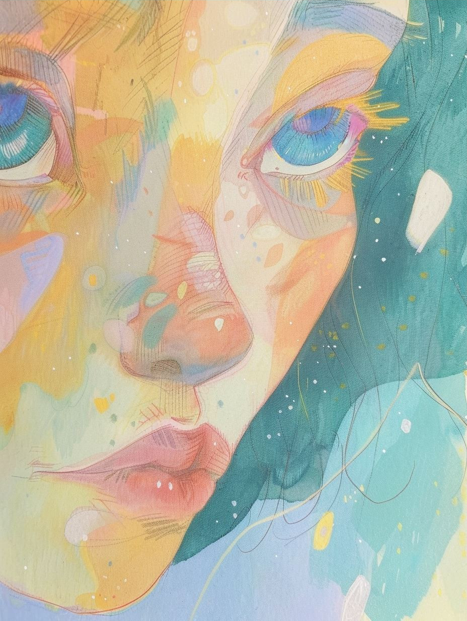 Dreamy Portraits: From Sketch to Color - Image 3