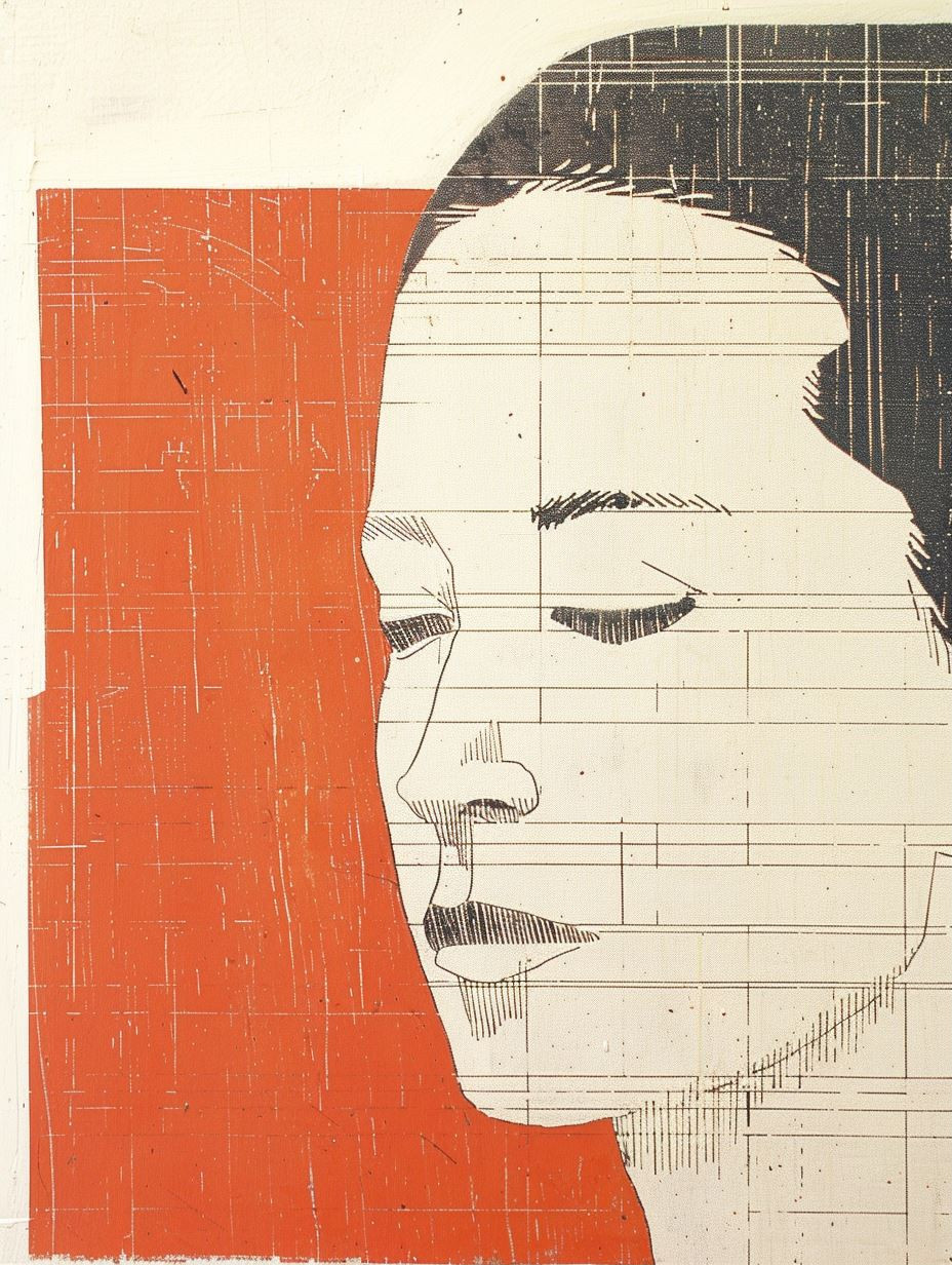 Fragmented Portraits in Linear Art - Image 1