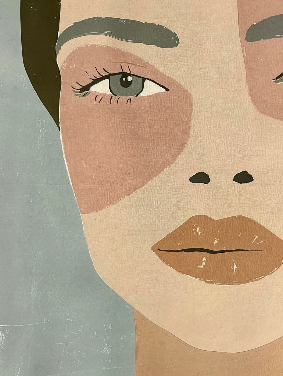 Modern Minimalist Portrait Study - Image 2