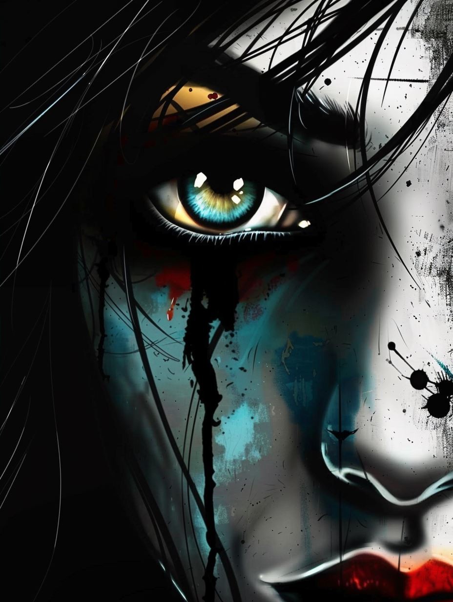 Dark Gothic Noir Portrait - Image 2