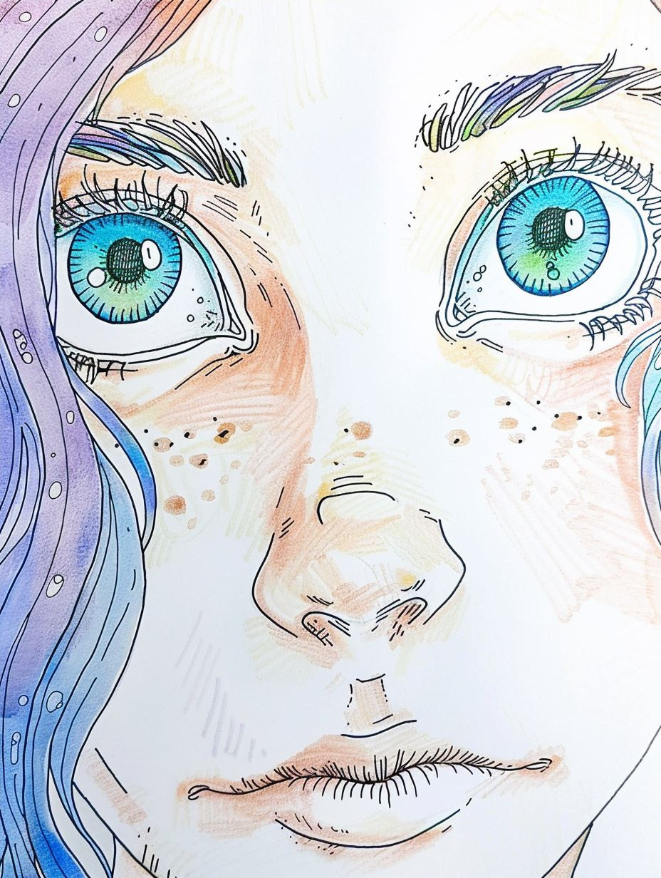 Ethereal Gazes: A Study of Female Portraits - Image 4