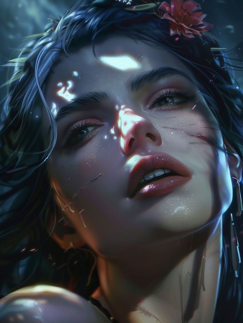 Ethereal Gaze: Four Digital Portraits - Image 3