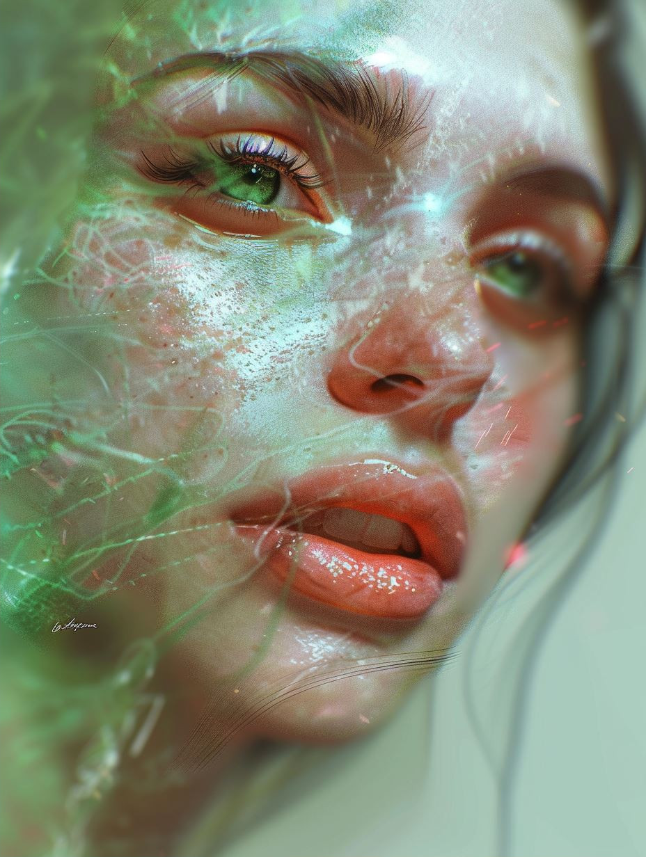 Ethereal Reflections in Liquid Glass - Image 2
