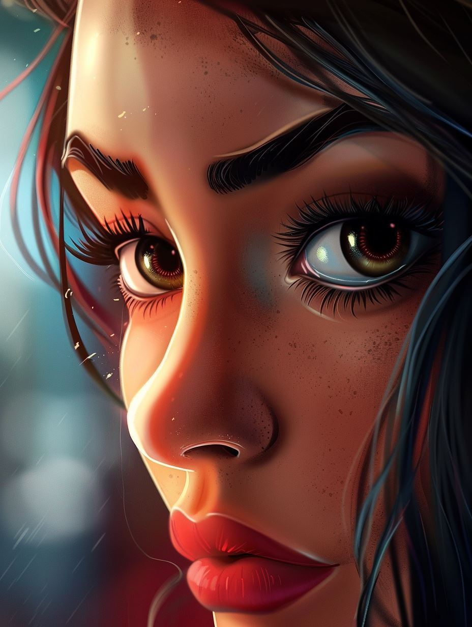 Gaze of Digital Elegance - Image 1