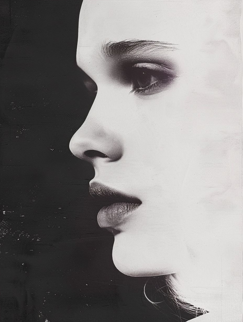 Magenta Contrast Portrait Study - Image 4