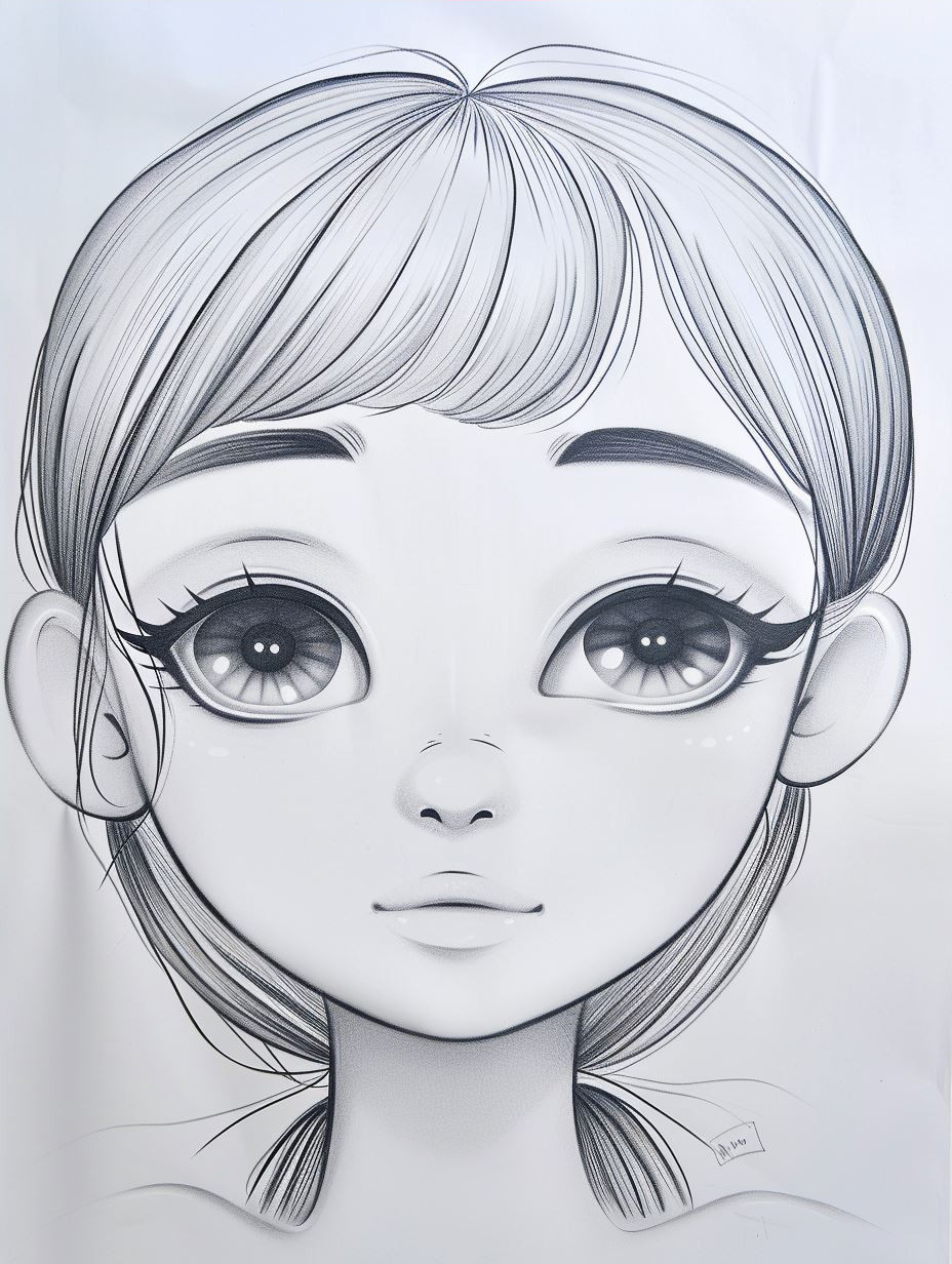 Ethereal Heterochromia Digital Portrait - Image 4