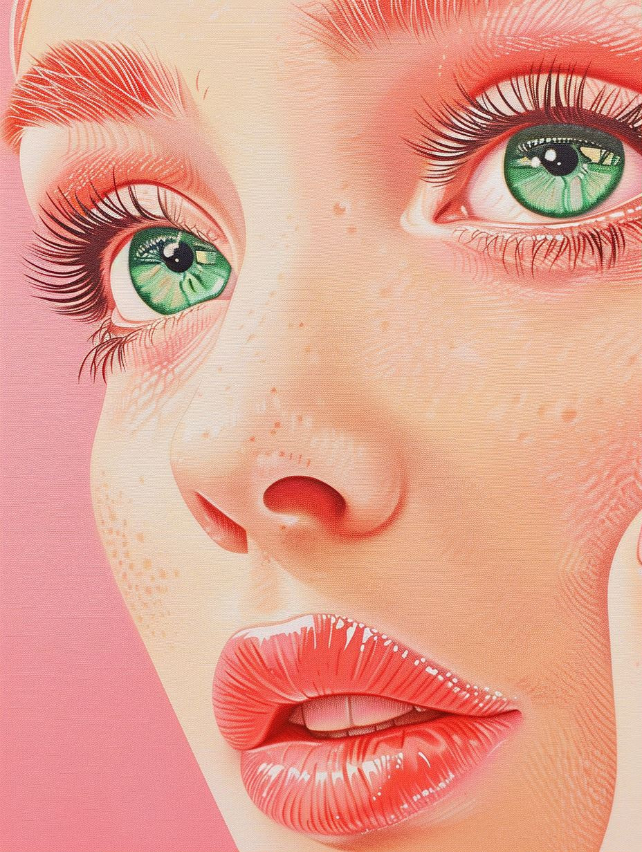 Radiant Visions in Pink - Image 1