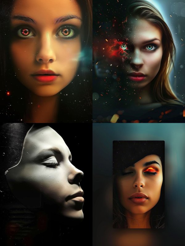 Ethereal Portraits of Cosmic Beauty