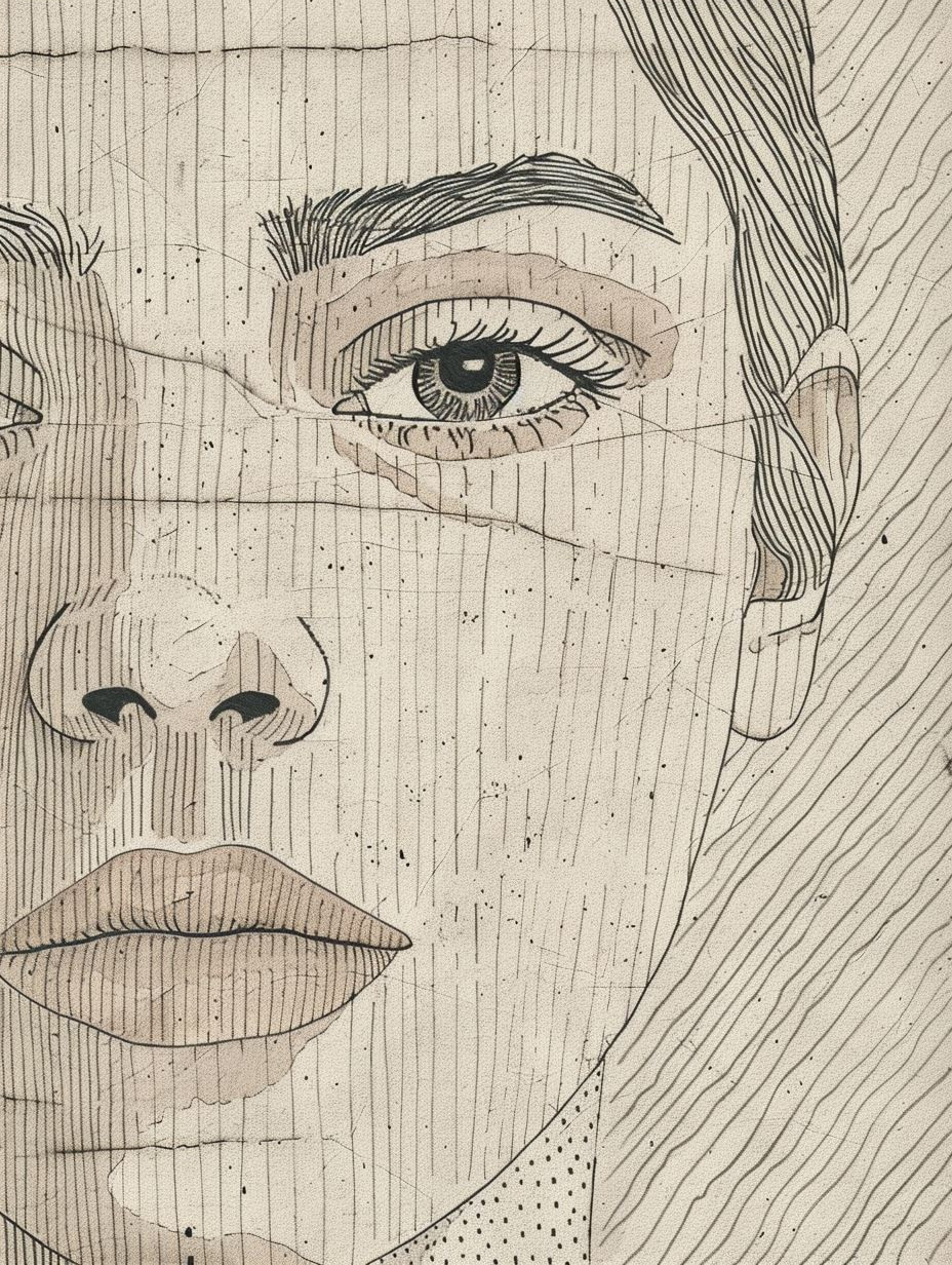 Grid Based Graphite Portrait Studies - Image 4