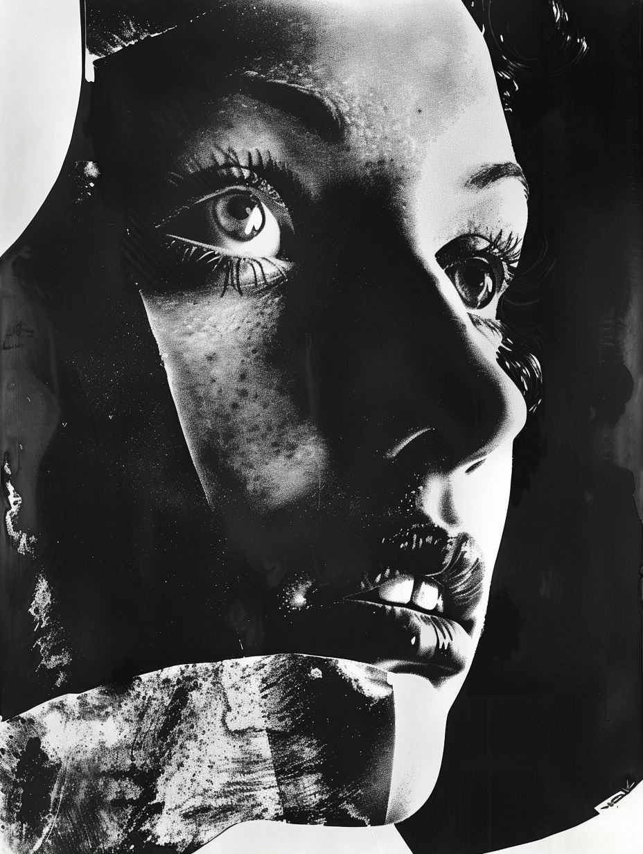 Noir Fragmented Beauty Study