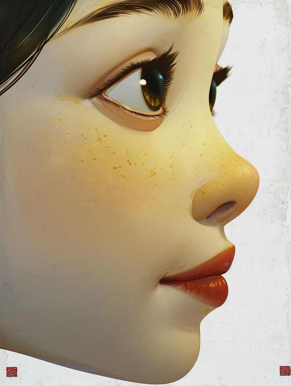 Stylized Digital Character Portrait Study - Image 1