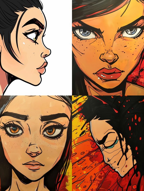 Bold Ink Comic Portraiture