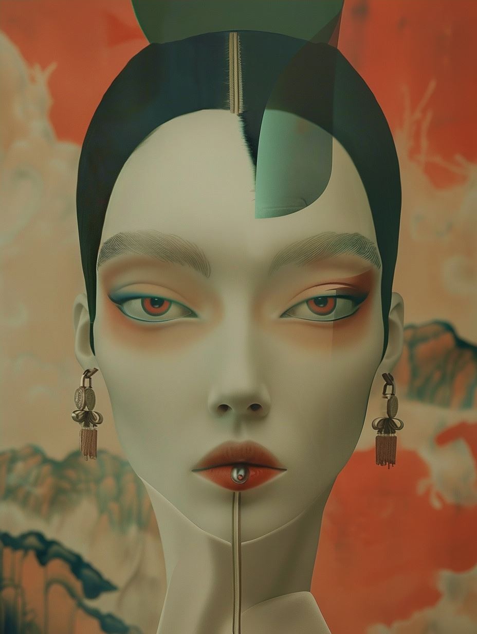 Serene Ethereal High Fashion Portrait - Image 4