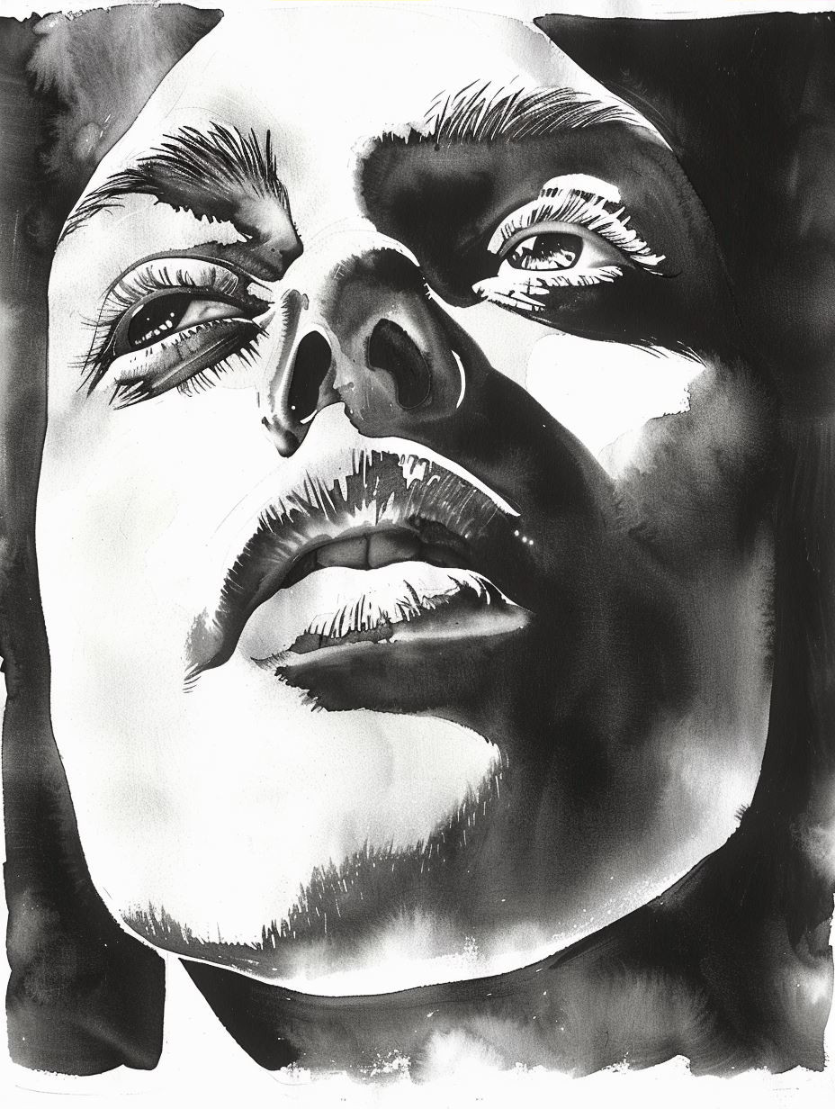 Prismatic Portraits: A Study in Color and Contrast - Image 3