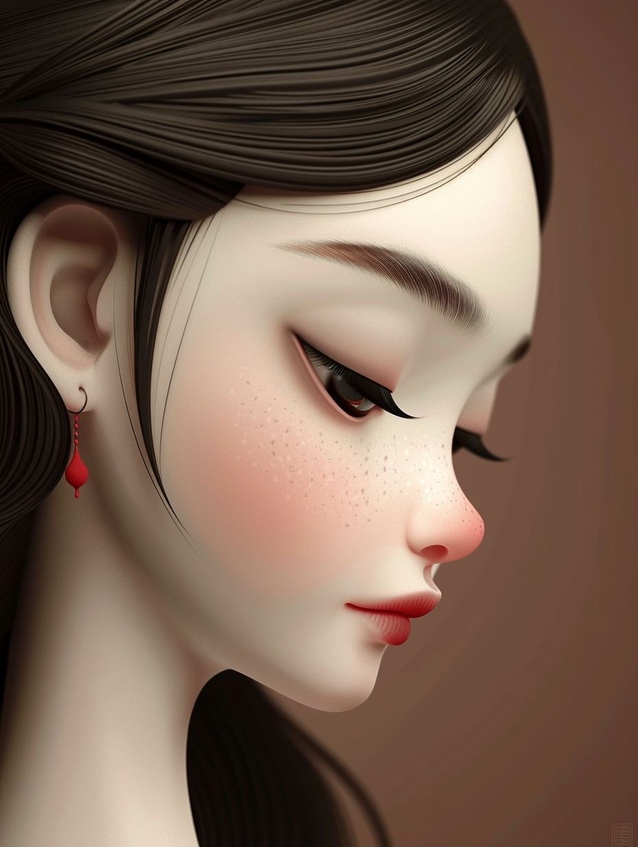 Ethereal Porcelain Doll Portraits - Image 2