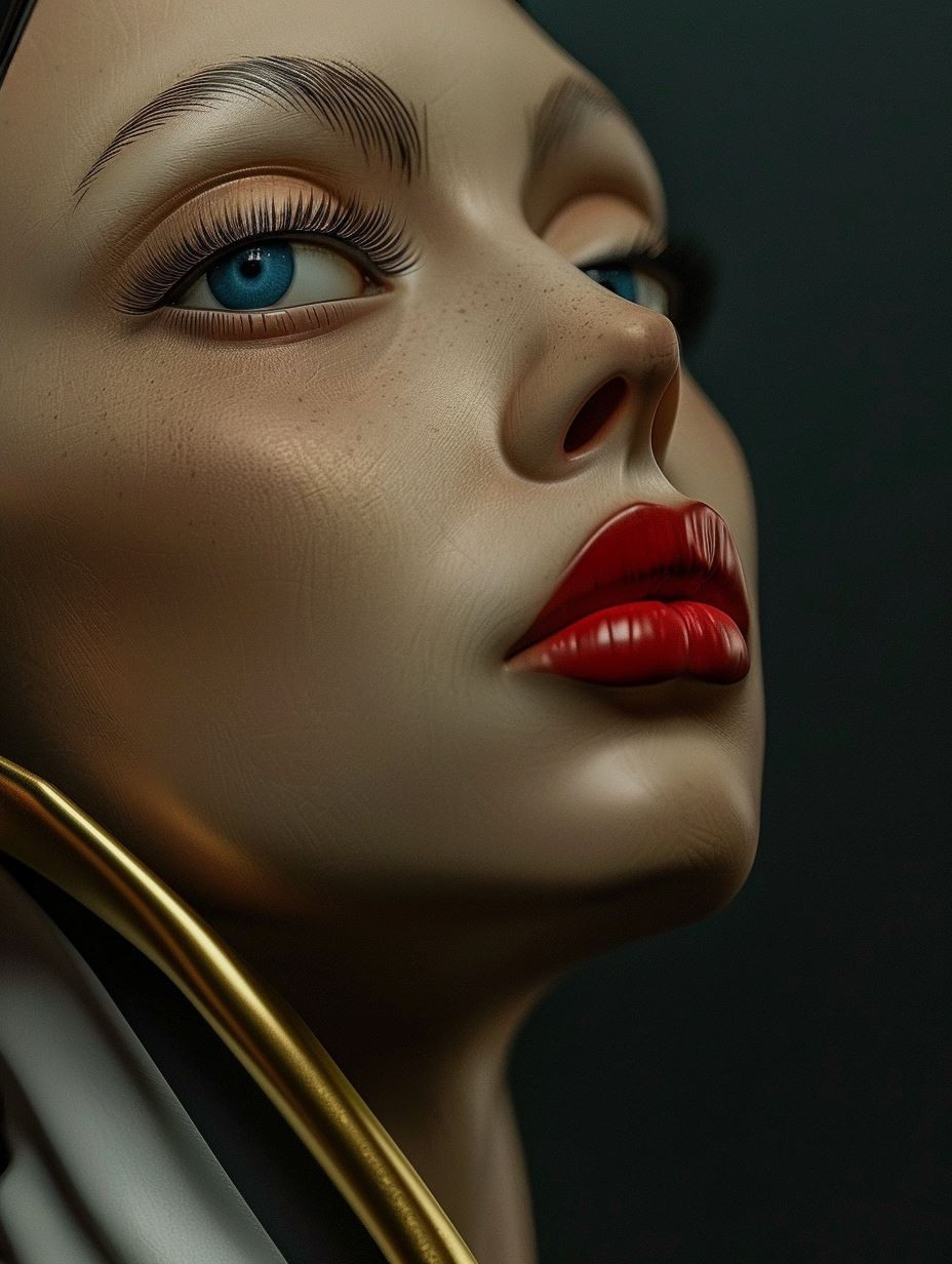 Gilded Fragments of Feminine Beauty - Image 2