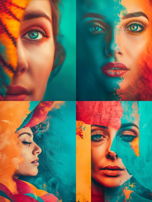 Chromatic Visions of the Feminine