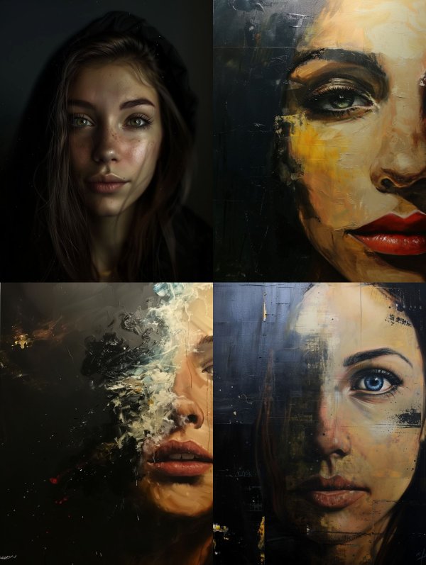 From Reality to Abstract Art