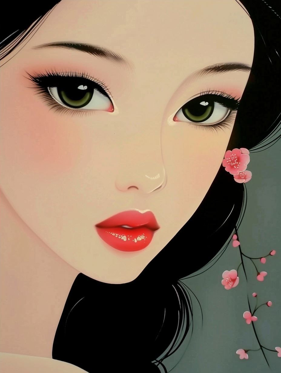 Ethereal Modern Anime Portrait - Image 4
