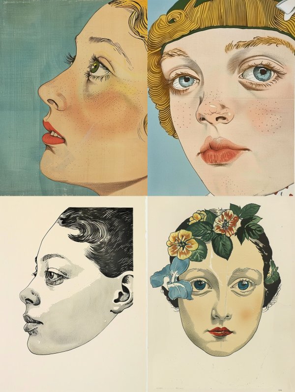 Faces of Vintage Elegance