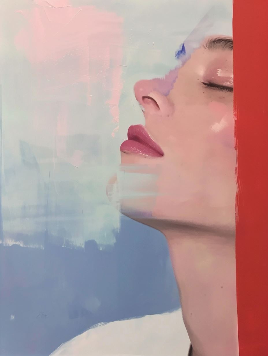 Fragmented Beauty: A Study in Color - Image 1