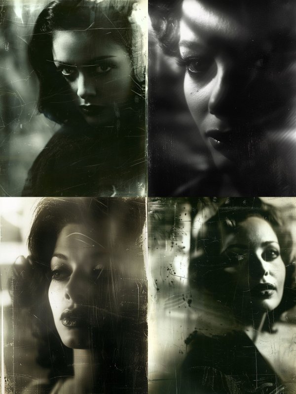 Noir Shadows of Melancholy