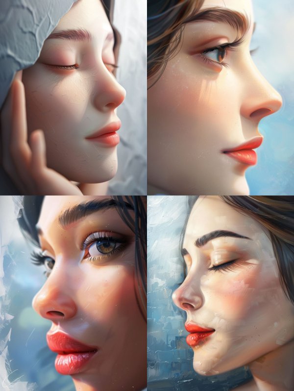 Ethereal Luminous Portrait Study