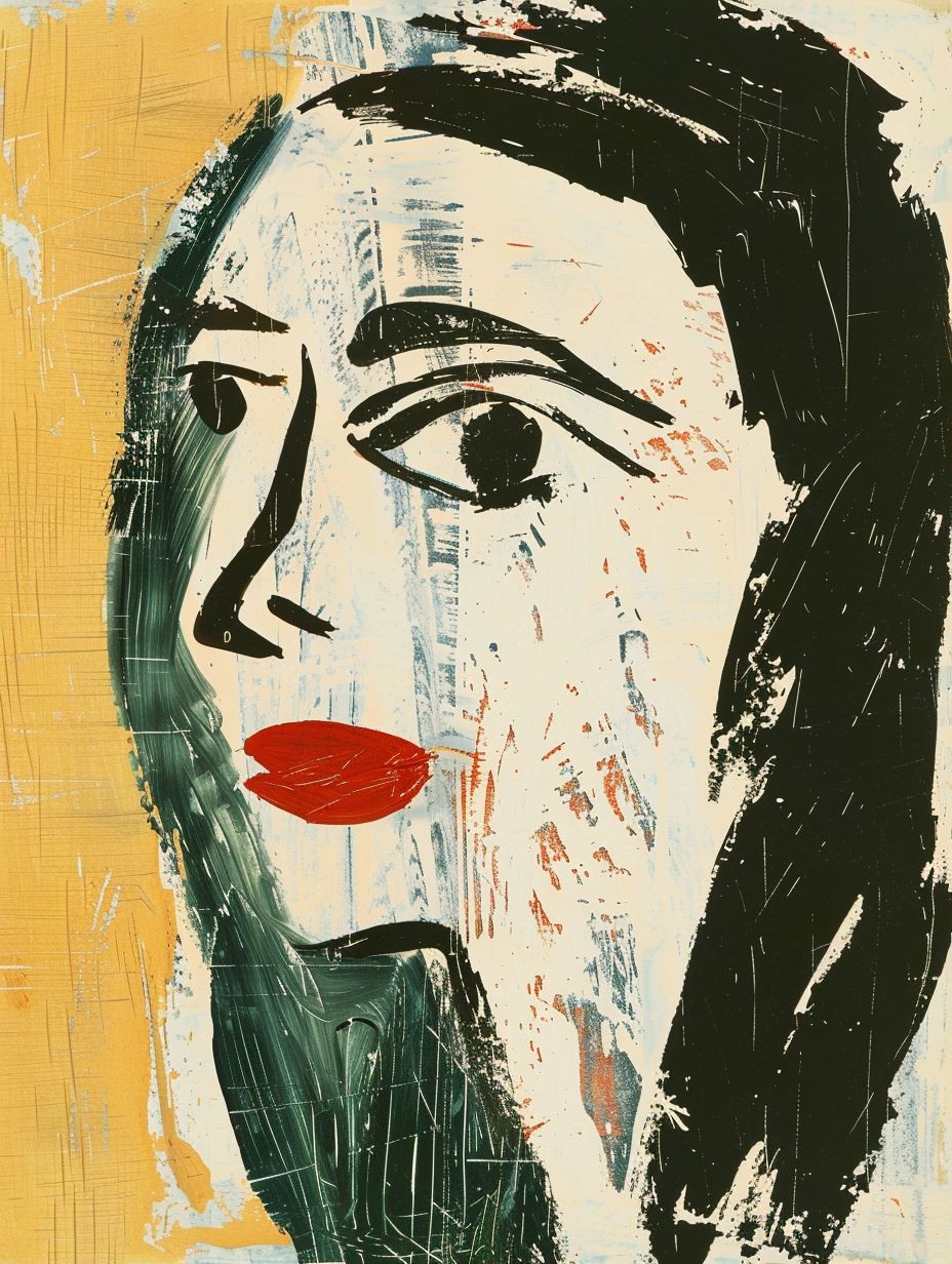 Abstract Expressionist Muse - Image 1