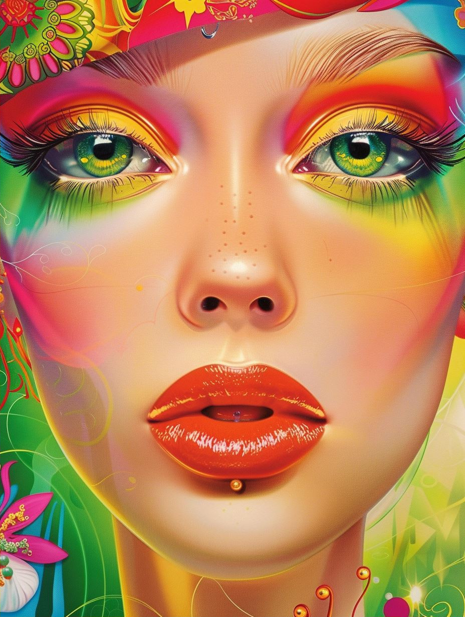 Vibrant Visions of Psychedelic Beauty - Image 2