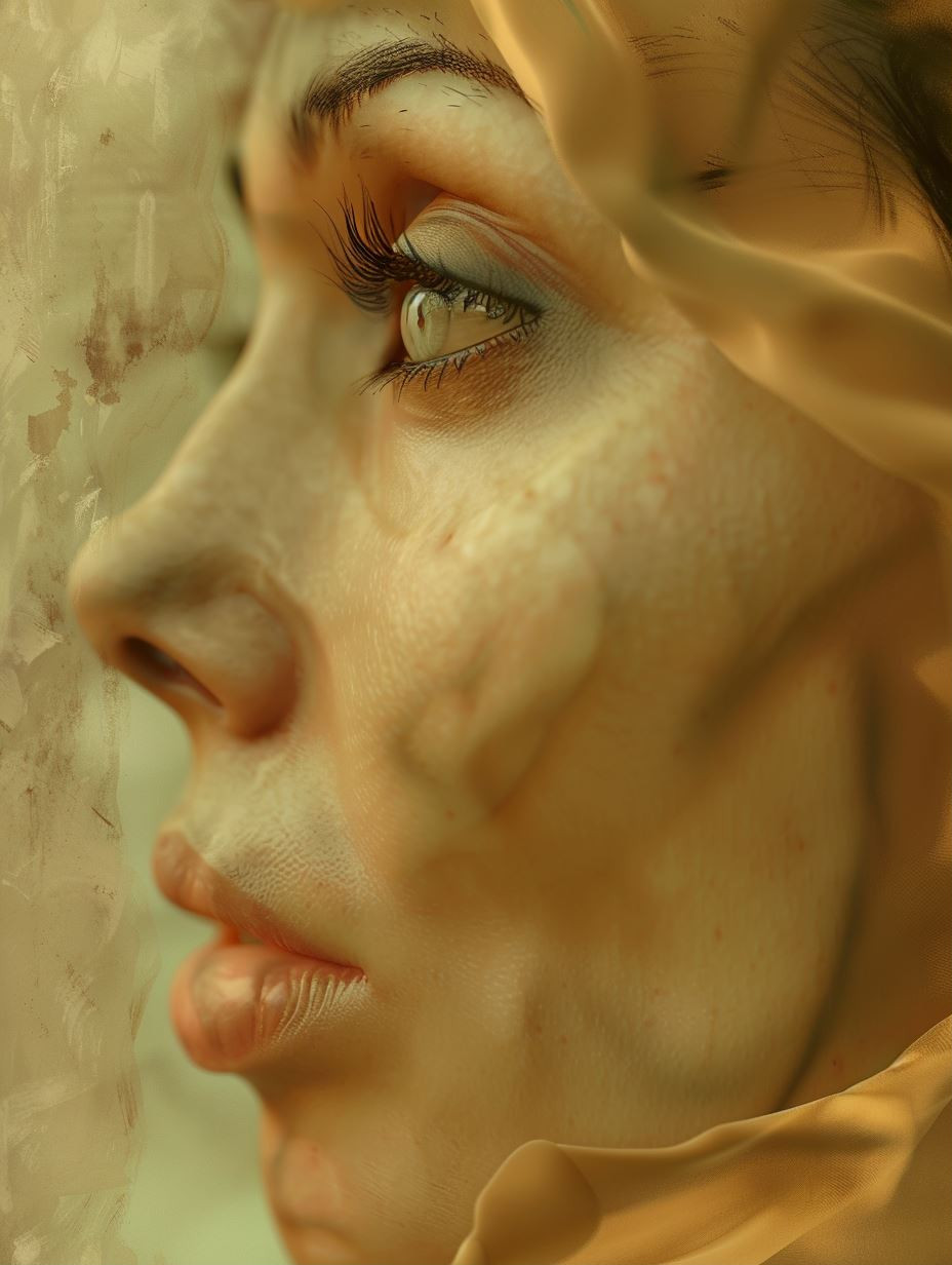 Ethereal Sculpted Marble Visages - Image 1