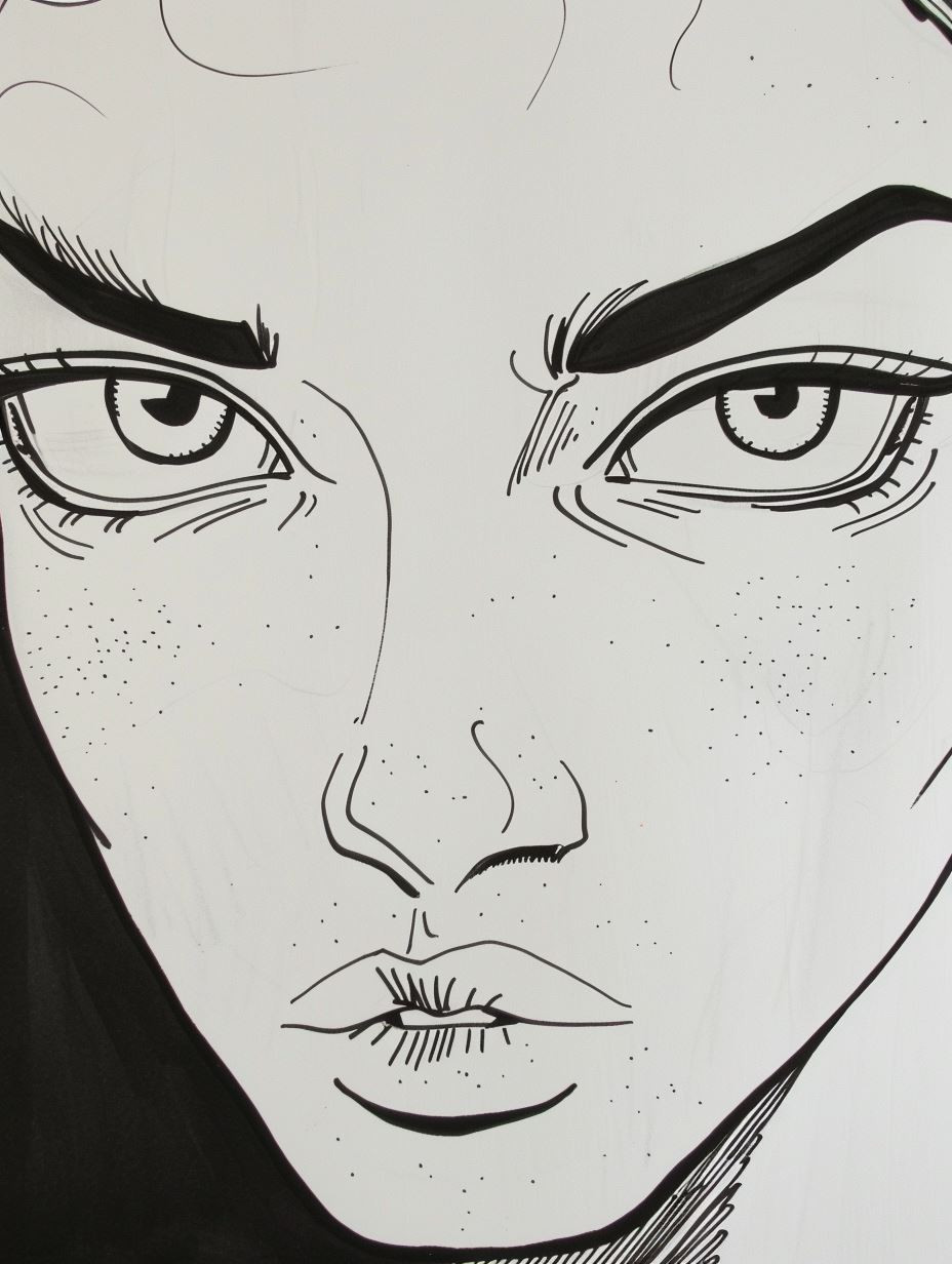 Bold Ink Manga Portrait Studies - Image 3