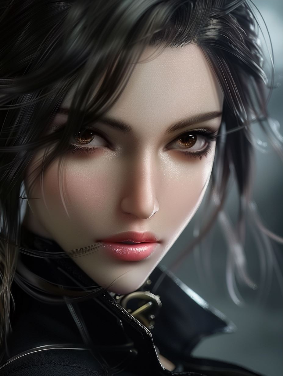 Ethereal Shadows of Gothic Beauty - Image 3